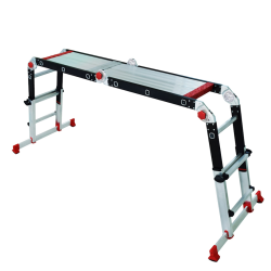 Echelle télescopique multipositions - plateforme - MODULO PRO